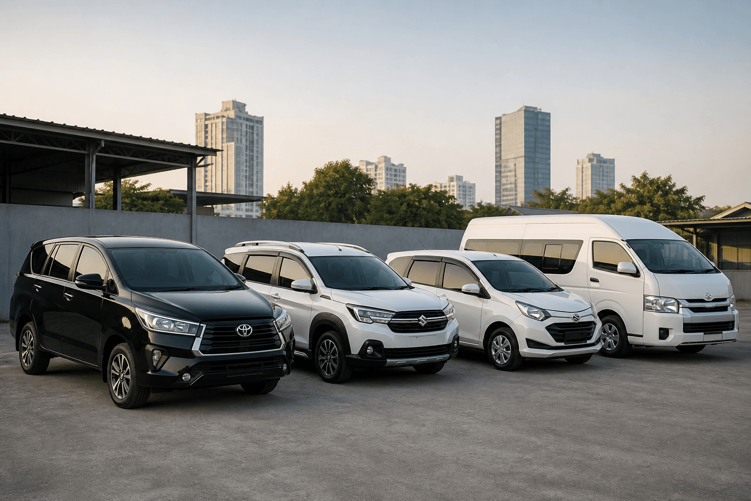 Visual representatif armada rental harian