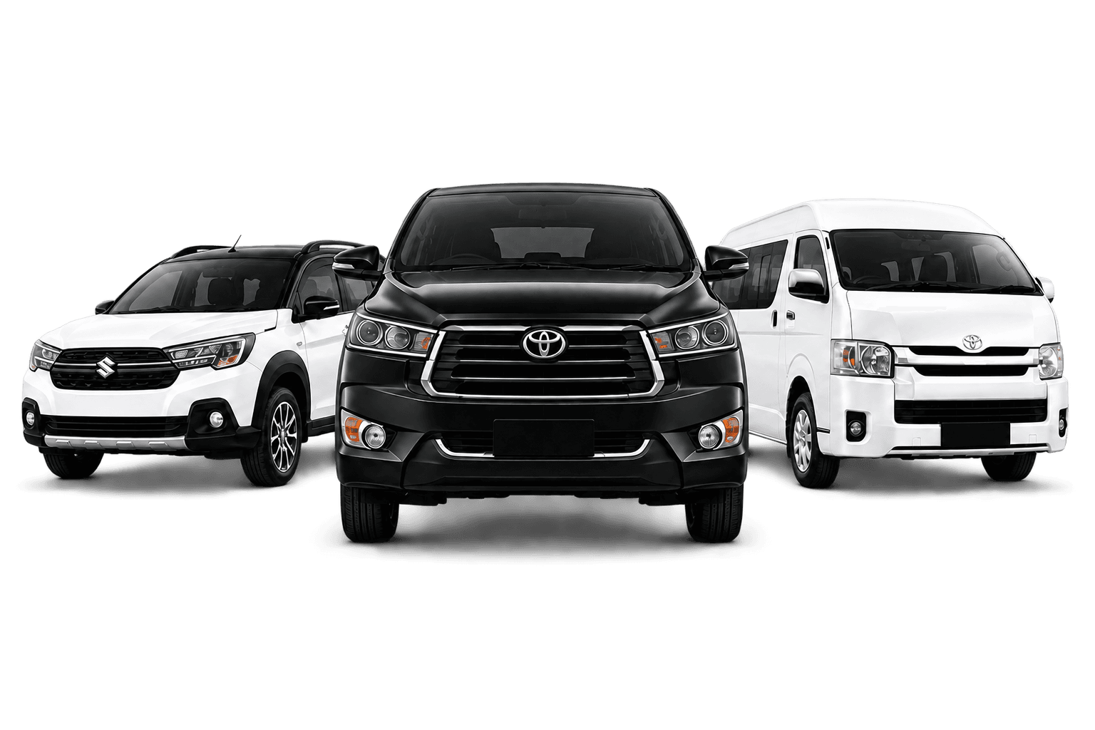 Toyota Innova Reborn, Suzuki XL7, dan Toyota Hiace Azbu Trans Jaya